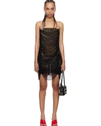 Jean Paul Gaultier Brown Shayne Oliver Edition Minidress Brown