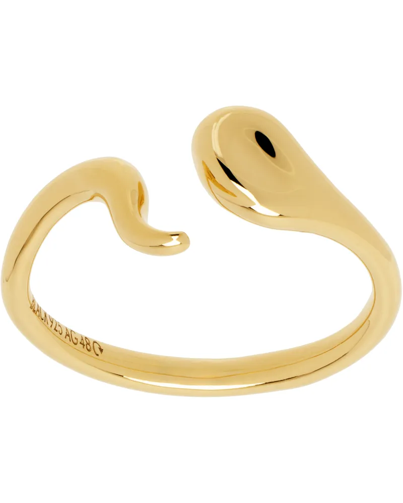 Maria Black Gold Sunrise Ring Goldplated