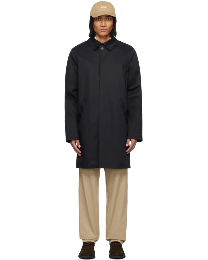 A.P.C. Navy Urban Coat Iak