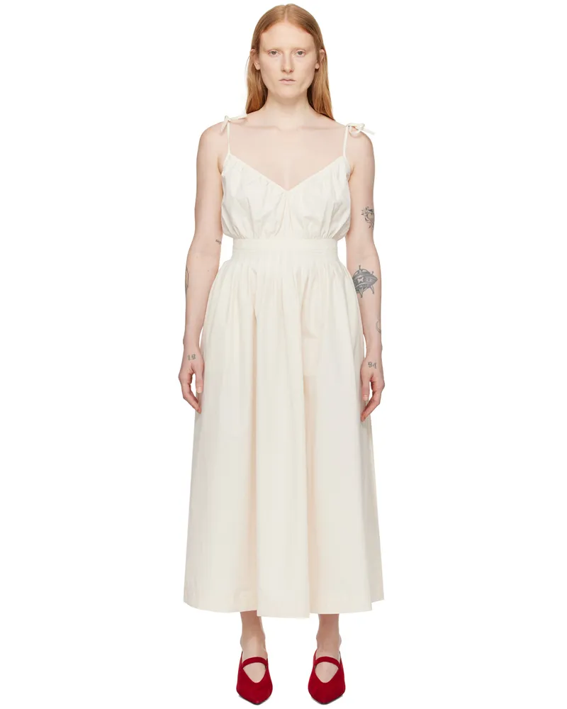 Le Petit Trou Off-White Sarah Maxi Dress Cream