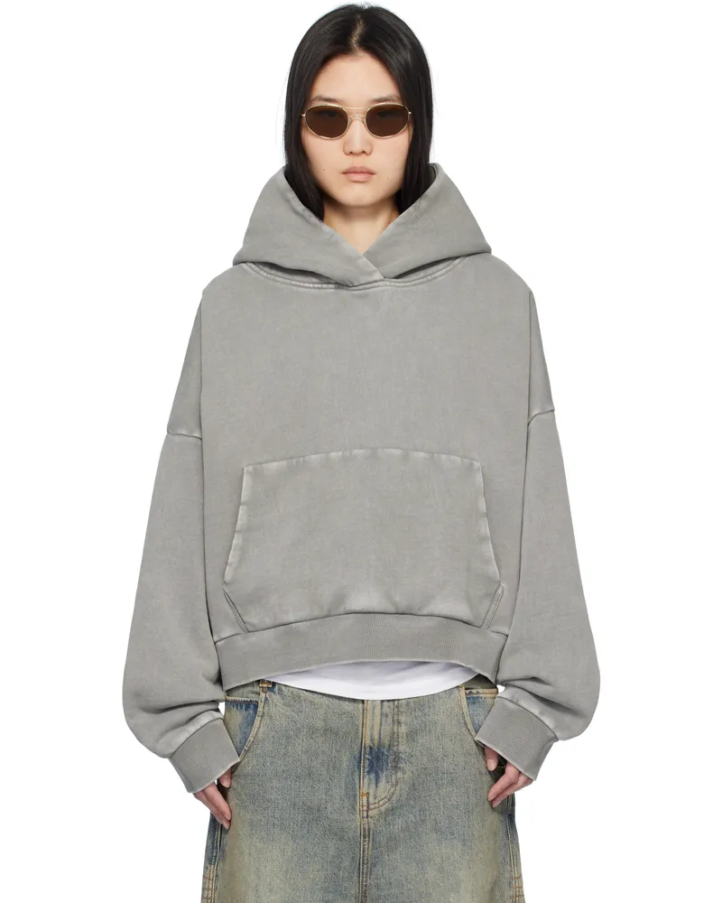 Entire Studios Gray Heavy Hoodie Rhino