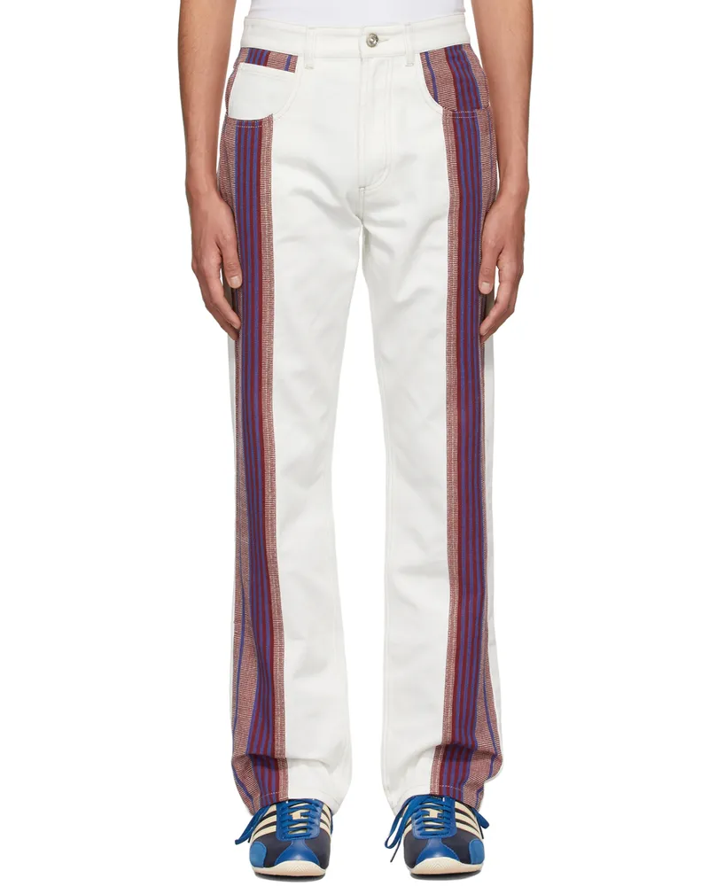 Wales Bonner White Keita Jeans White