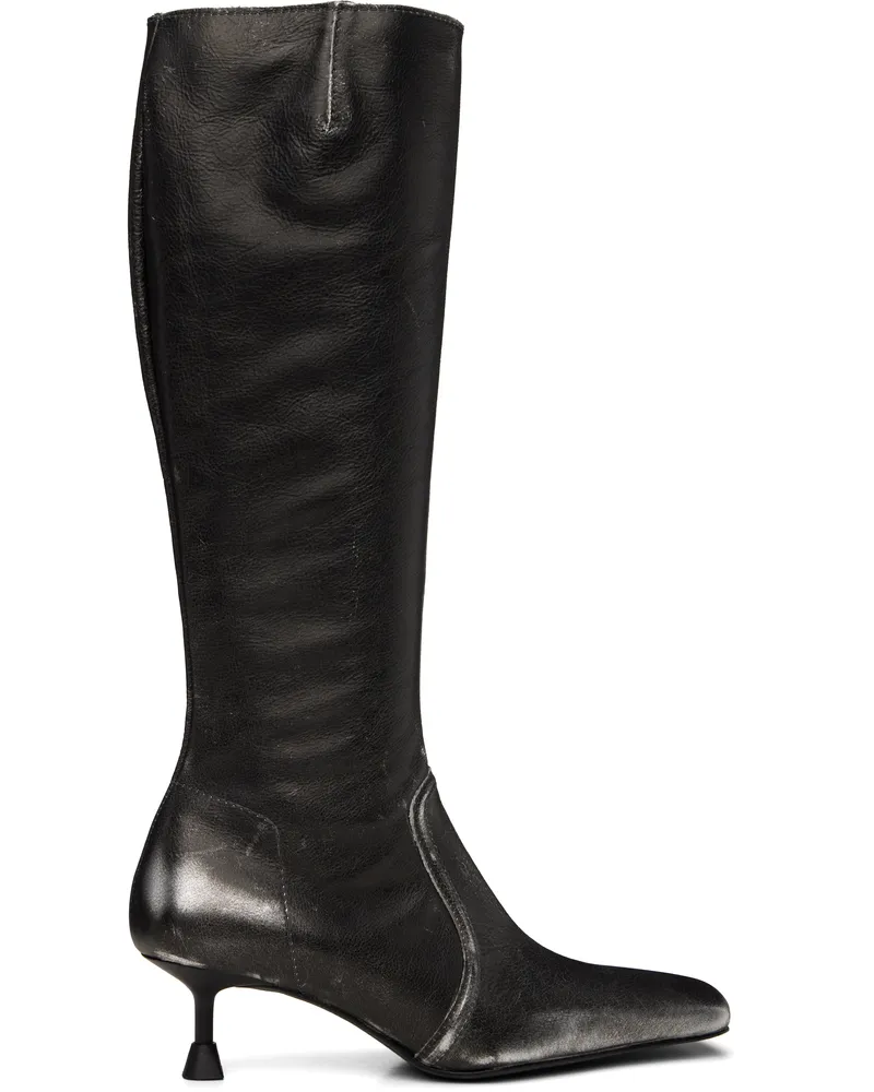 Miista Black Vikki Tall Boots Black