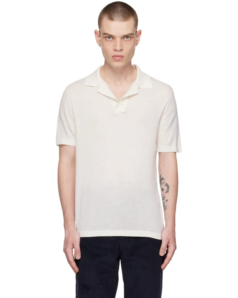 Gabriela Hearst Off-White Stendhal Polo Ivory