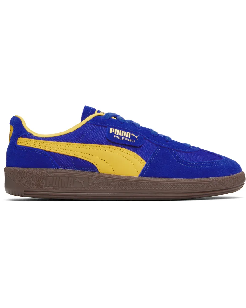 Puma Blue Palermo Vintage Update Sneakers Vivid