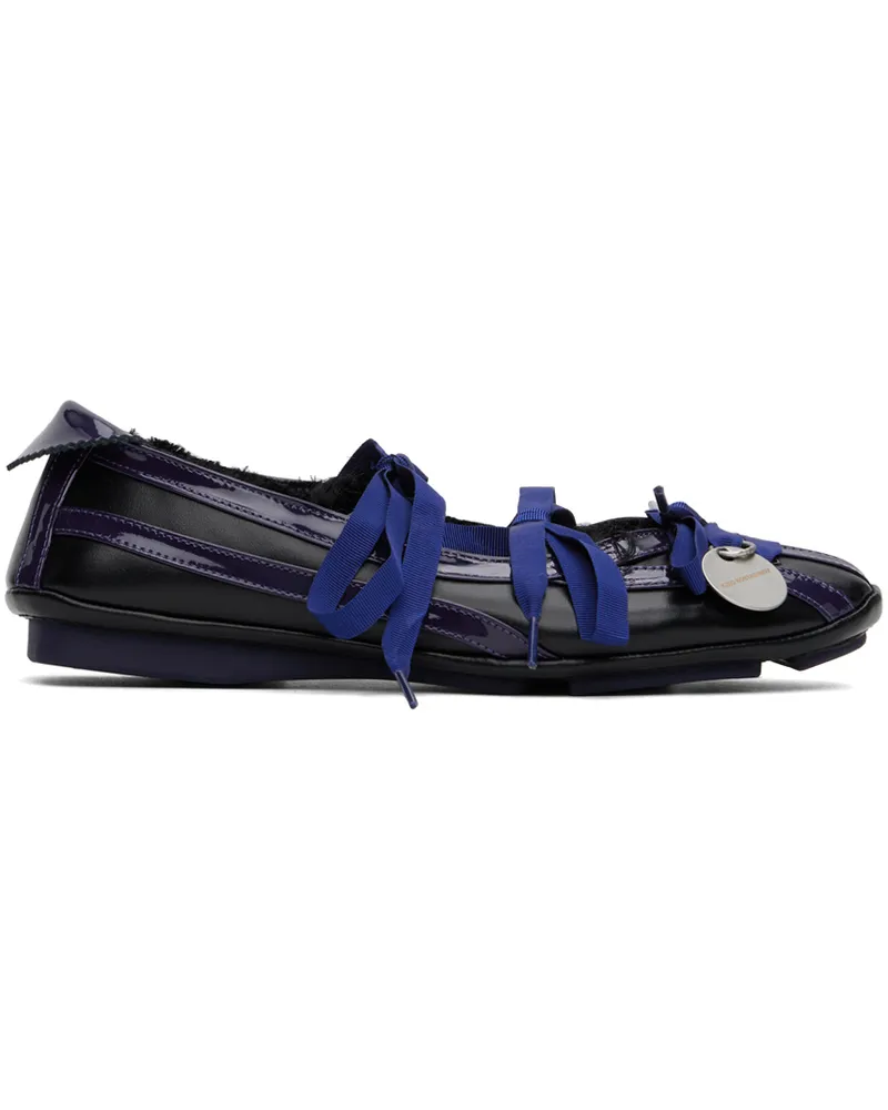 KIKO KOSTADINOV Black Lella Hybrid Ballerina Flats Pitch