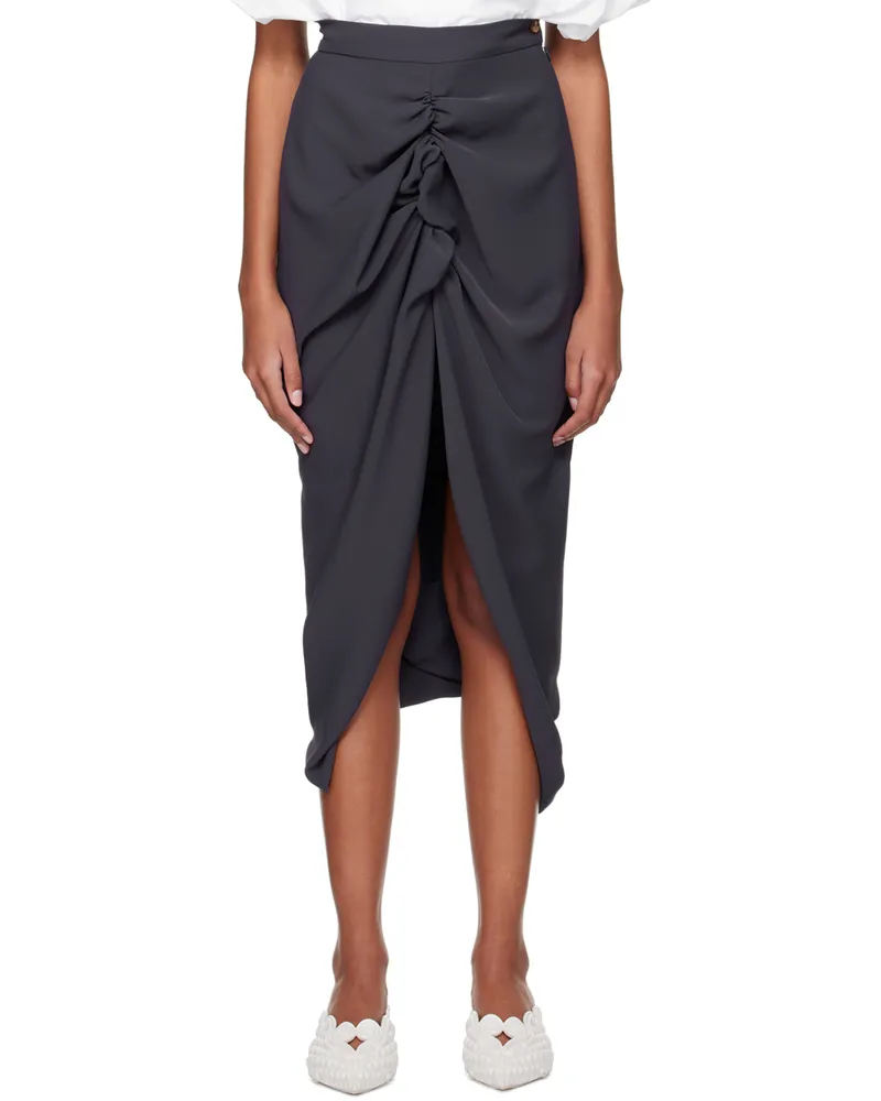 Vivienne Westwood Blue Partner Midi Skirt X402
