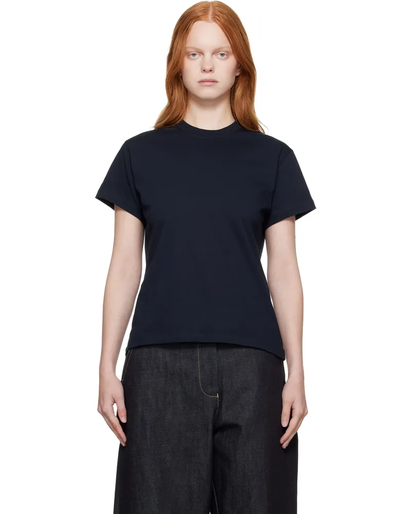 Studio Nicholson Navy Marine T-shirt Darkest