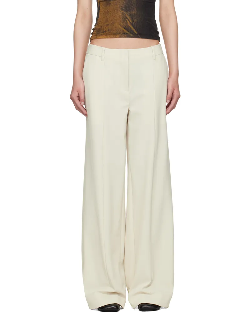 Jean Paul Gaultier SSENSE Exclusive Off-White 'The Stirrup' Trousers 79
