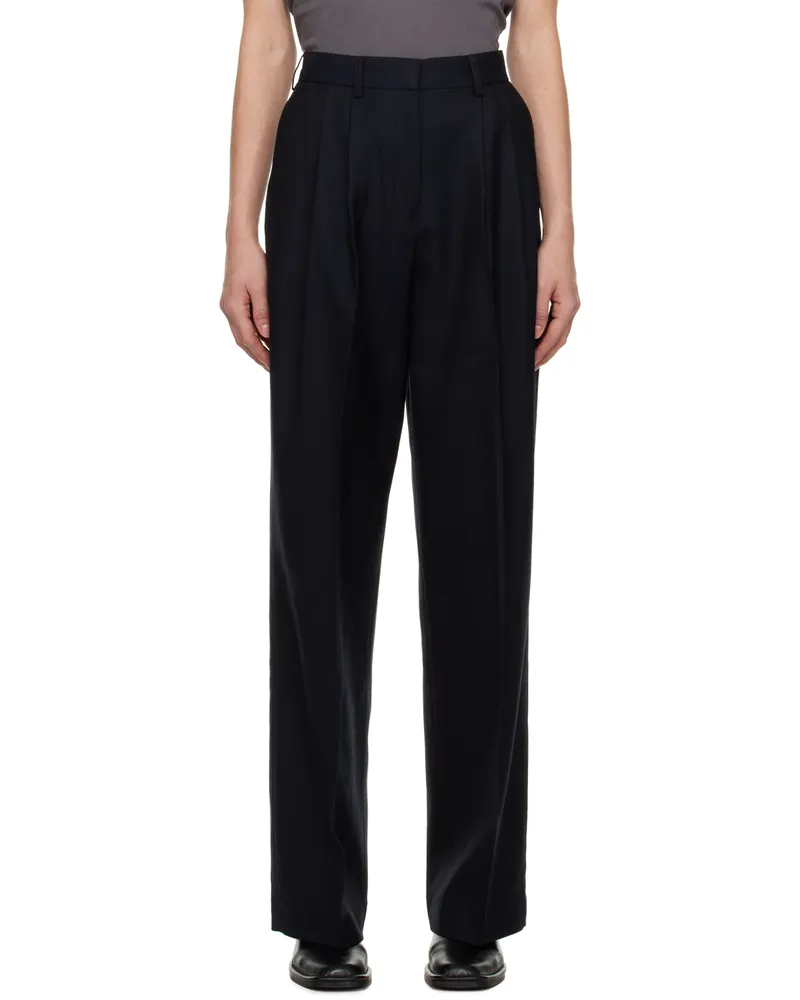 House of Dagmar Navy Valentina Trousers Navy