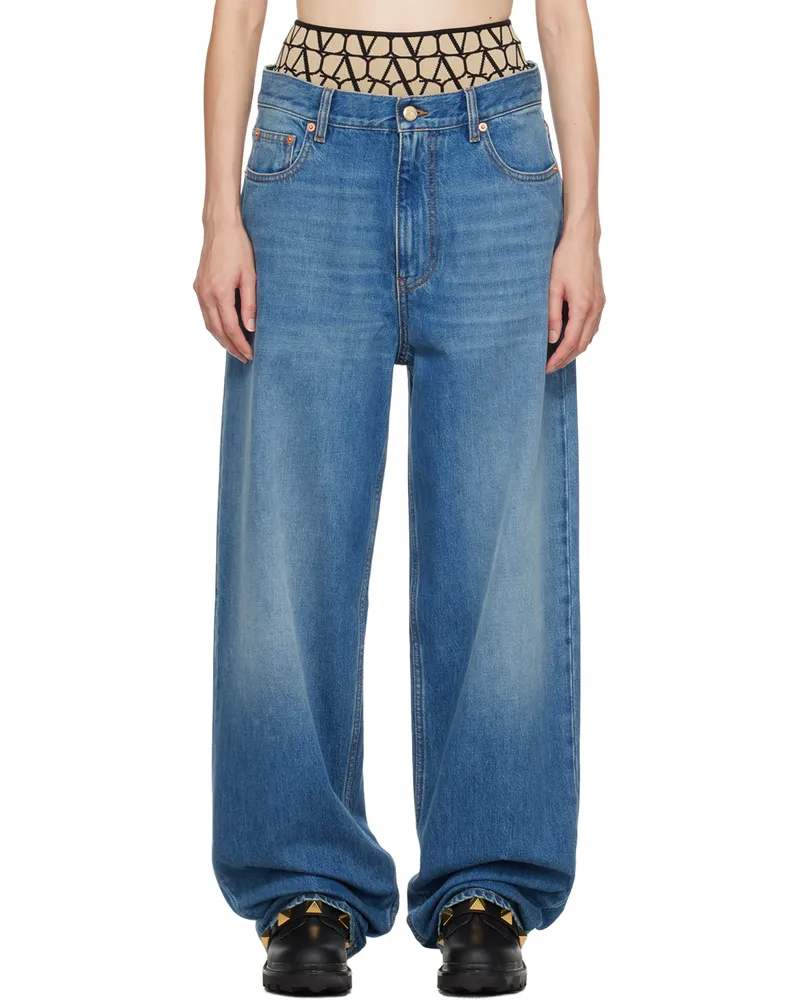 Valentino Garavani Blue Hardware Jeans 508