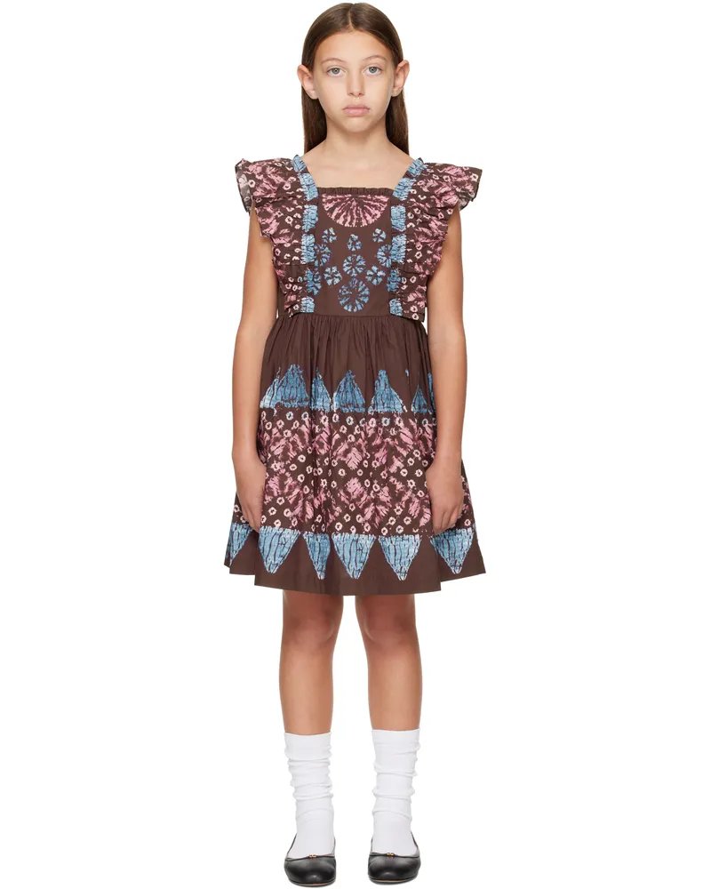 Sea Kids Burgundy Yana Dress Rose