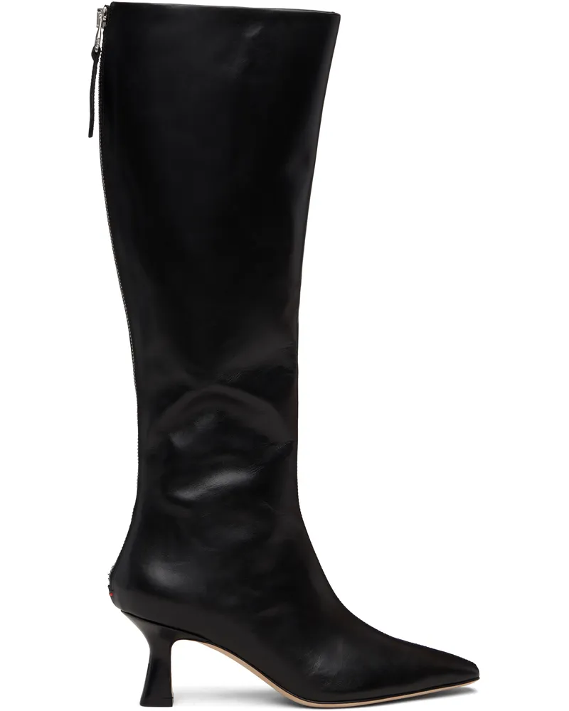 aeyde Black Klea Tall Boots Black