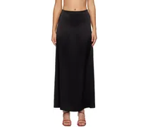 Black Mono Maxi Skirt