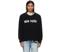 Black 'New York' Sweater