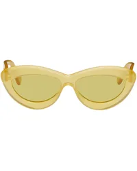 Loewe Yellow Cateye Sunglasses Shiny