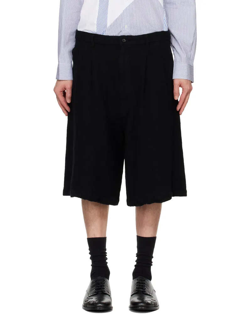Comme des Garçons Black Serge Shorts 1