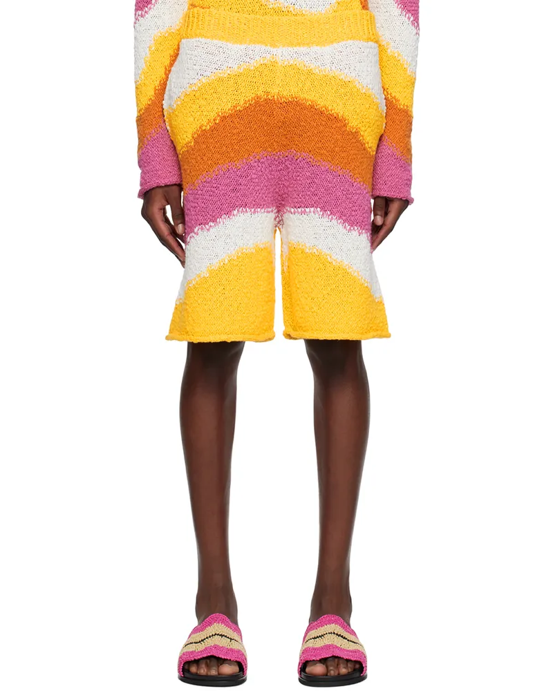 Marni Multicolor Intarsia Shorts Wer20
