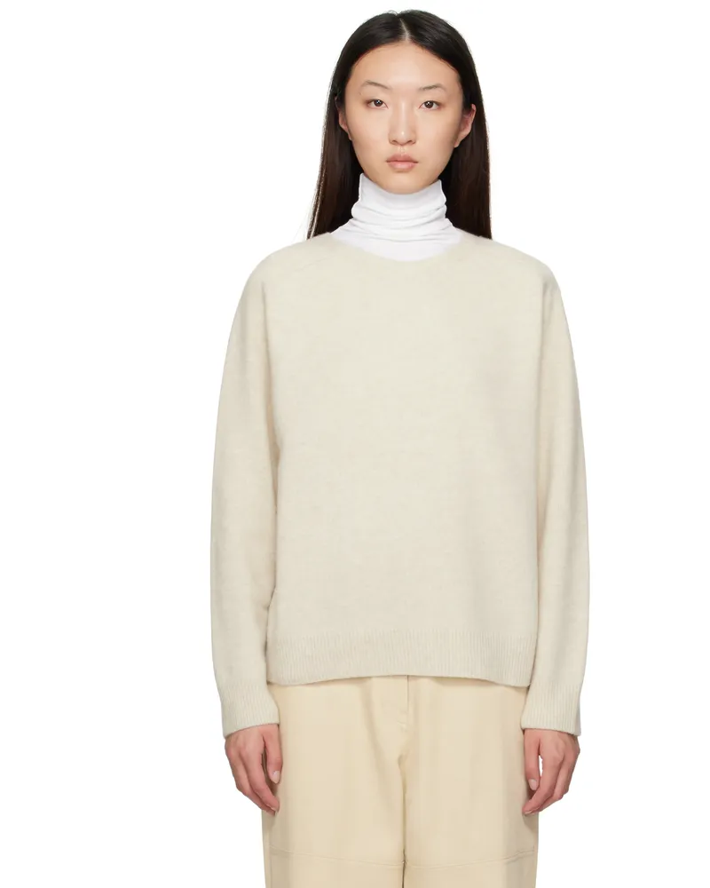 LE 17 SEPTEMBRE Off-White Raglan Sweater Oatmeal