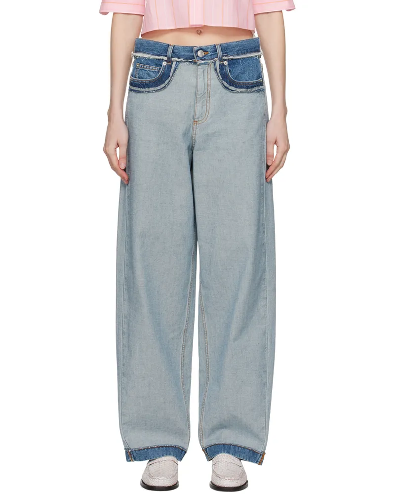 Marni Indigo Inside-Out Jeans Iob52