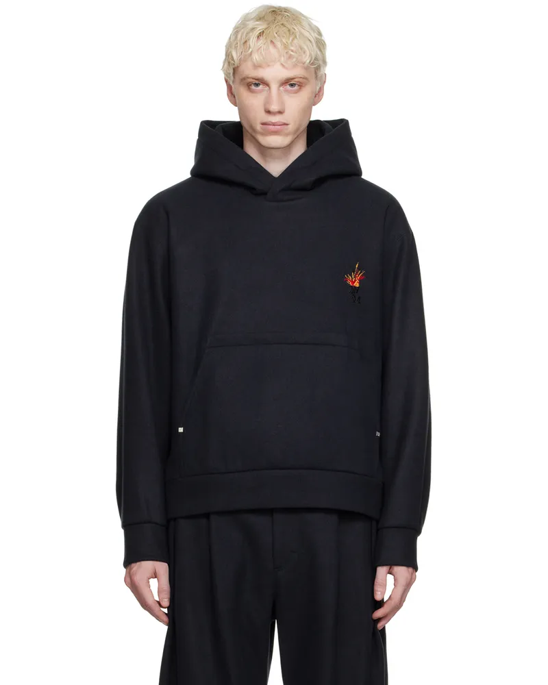 Wooyoungmi Navy Volcano Hoodie Navy