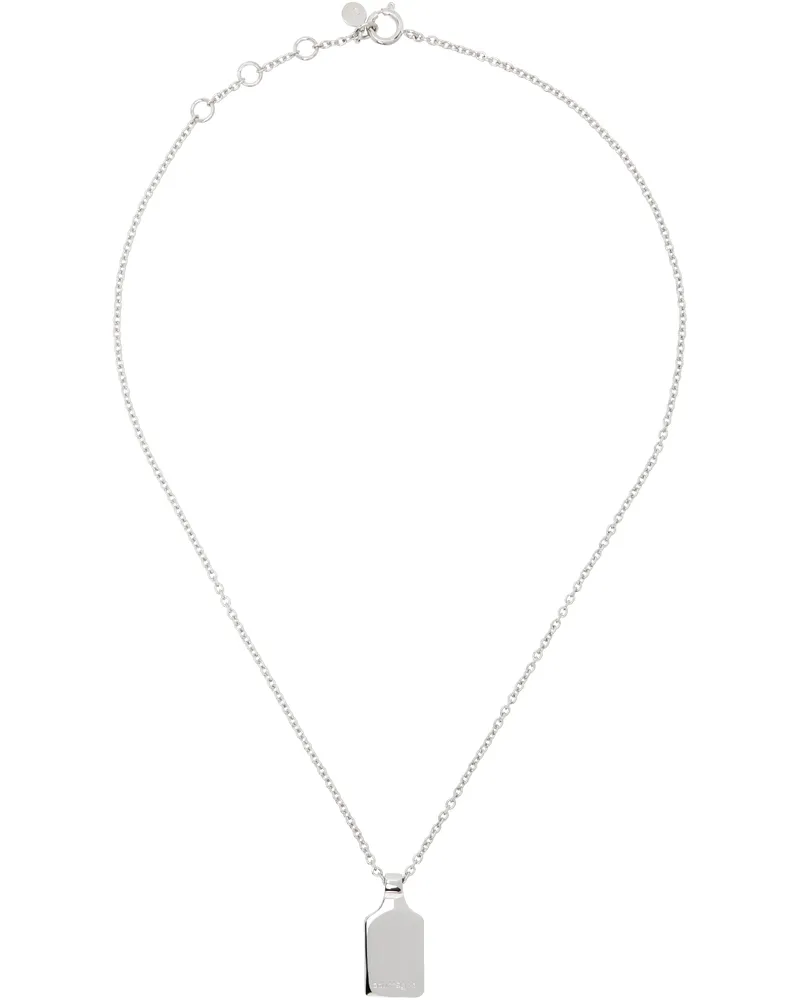 Courrèges Silver Little Charm Necklace 9000