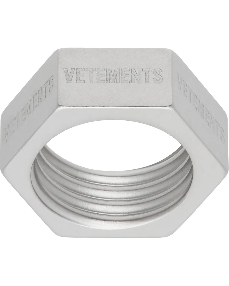 VETEMENTS Silver Nut Ring Silver