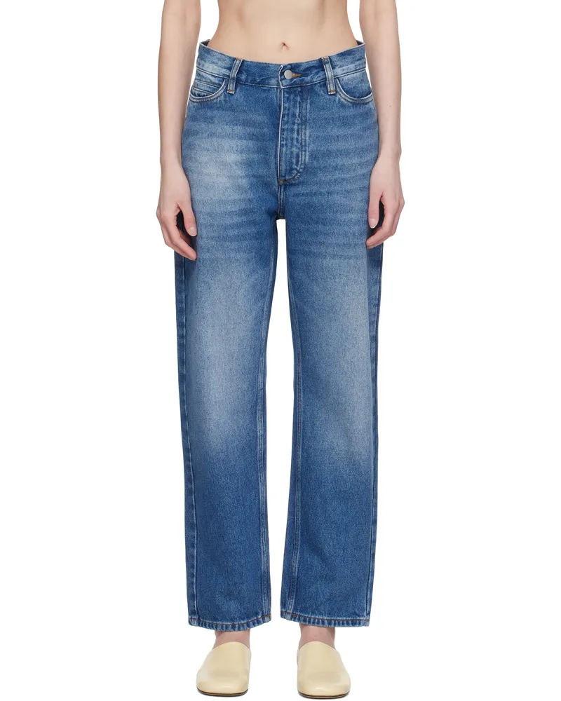 Studio Nicholson Blue Ruthe Jeans Worn