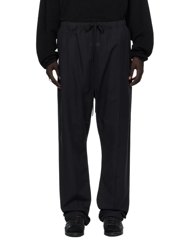 Fear of God Black Oxford Relaxed Sweatpants Jet