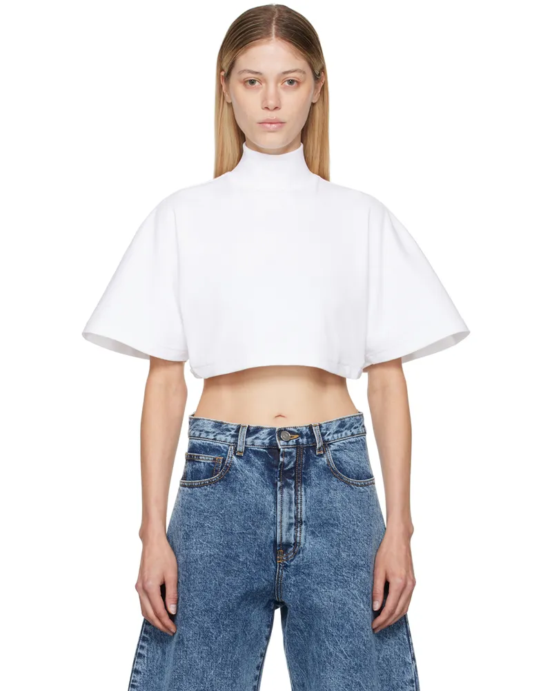 Alaïa White Highneck T-Shirt 000