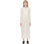 Off-White Crewneck Midi Dress