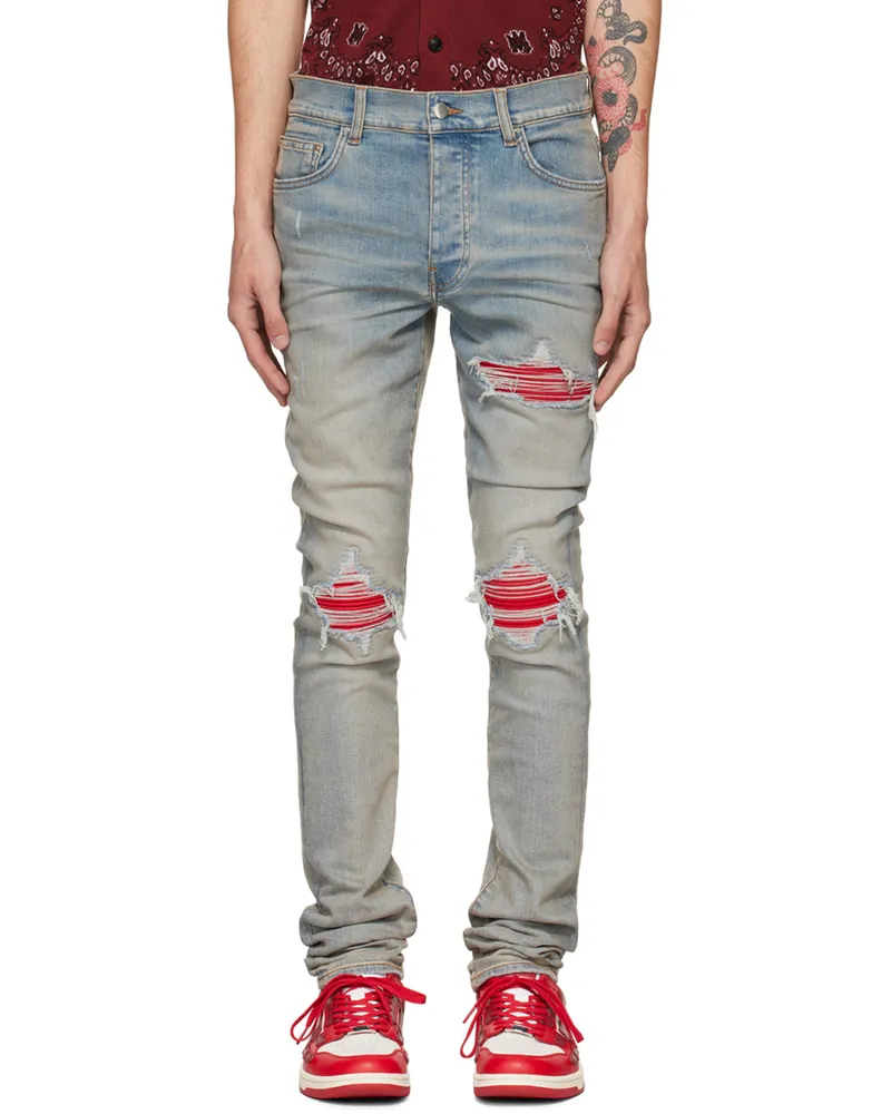 Amiri Blue MX1 Jeans Antique