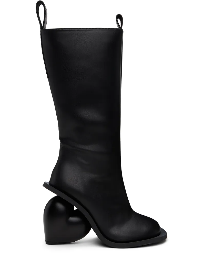 YUME YUME Black Love Tall Boots Black