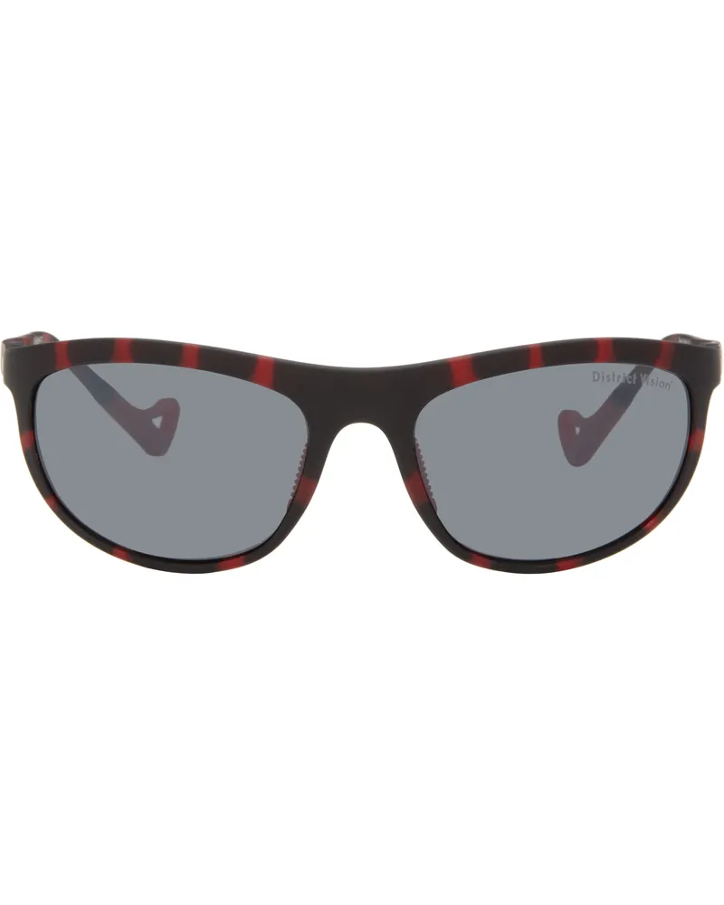District Vision Red & Black Takeyoshi Altitude Master Sunglasses Red