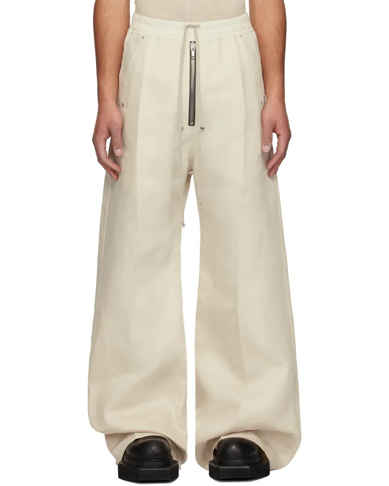 Rick Owens Off-White Hollywood Wide Bela Trousers 41