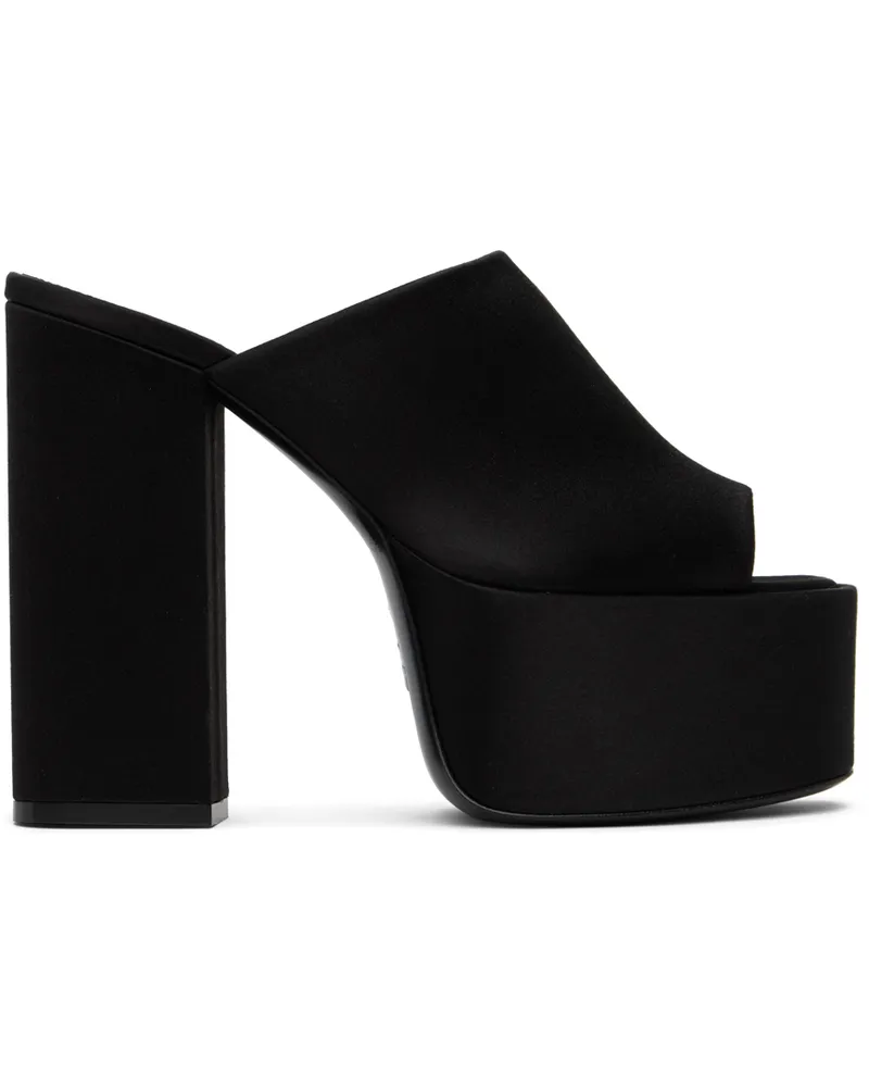 Paris Texas Black Sasha Heeled Sandals Black