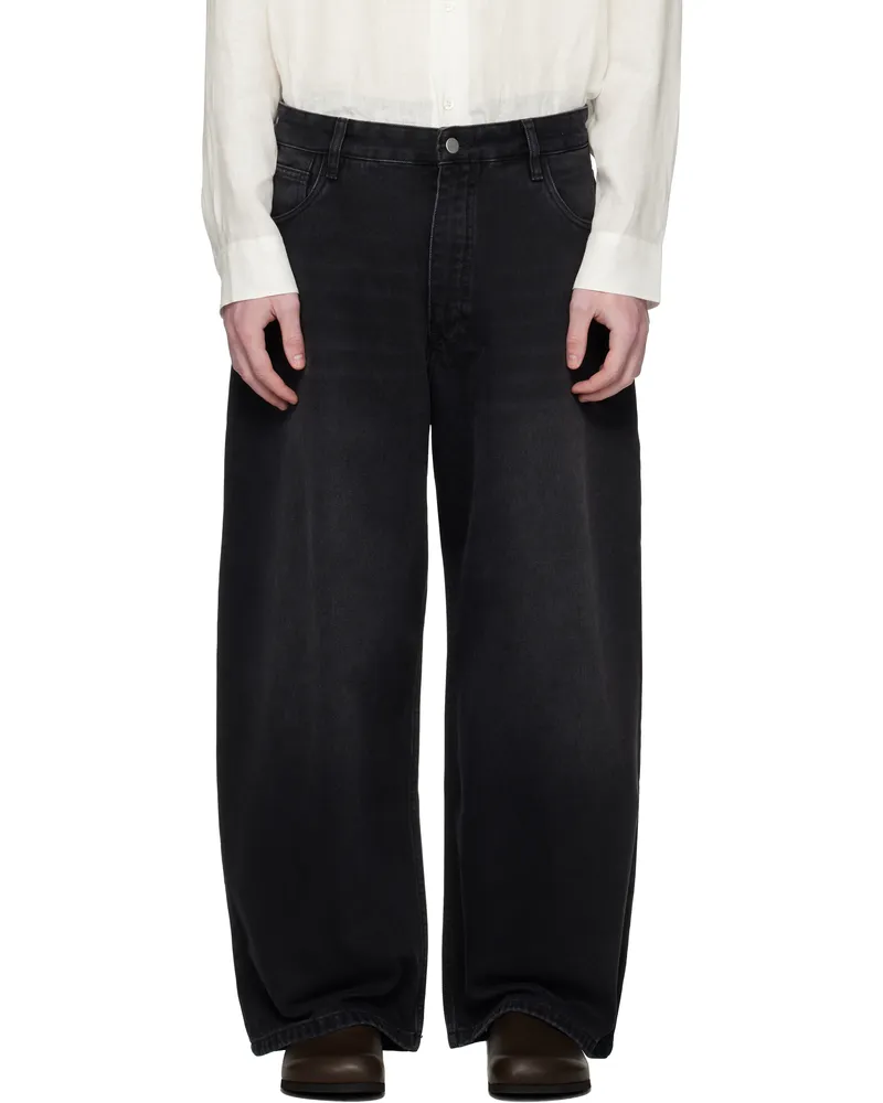 Studio Nicholson Black Paolo Jeans Washed