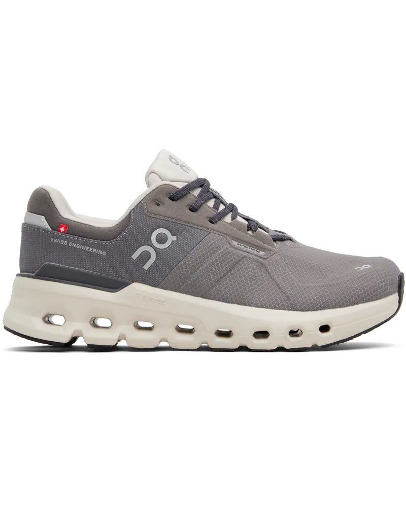ON Gray Cloudrunner 2 Waterproof Sneakers Eclipse