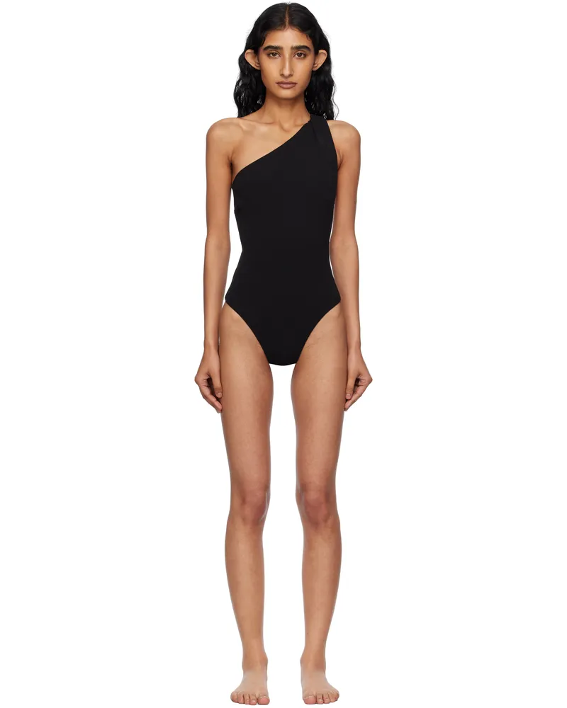 Haight Black Crepe Luisa Swimsuit Black