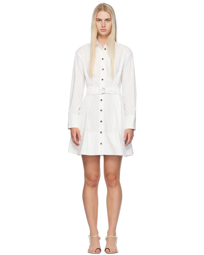 Proenza Schouler White Viola Minidress 100