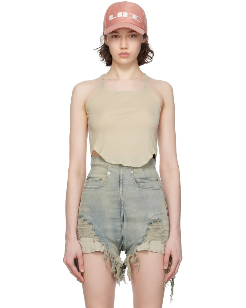 DRKSHDW by Rick Owens Off-White Basic Tank Top 08