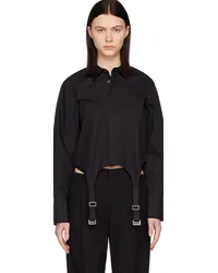 Dion Lee Black Garter Shirt Black