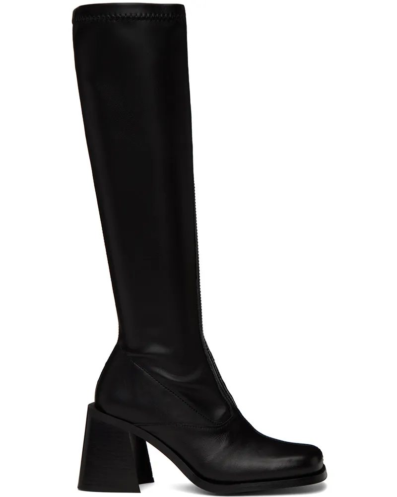 Justine Clenquet Black Eddie Tall Boots Black