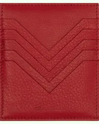 Rick Owens Red Square Card Holder Cardinal