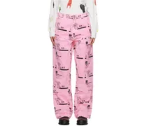 Pink Insulation Jeans