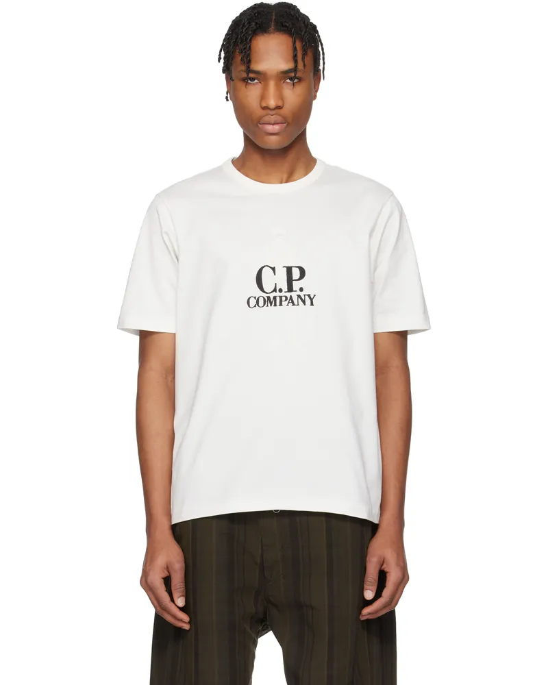 C.P. Company Off-White 30/2 Mercerized Jersey Twisted British Sailor T-shirt 103