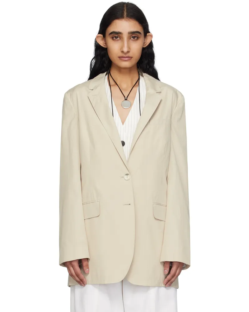 Rag & Bone Beige Odessa Blazer Beige