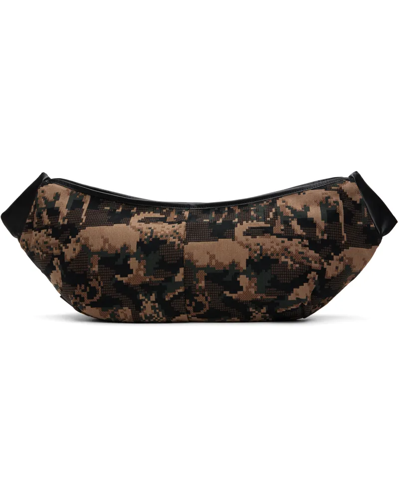 MASTER PIECE Brown nowartt Edition Digital Zoo Singing Bag Brown
