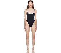 SSENSE Exclusive Black Pipping Thidu Swimsuit