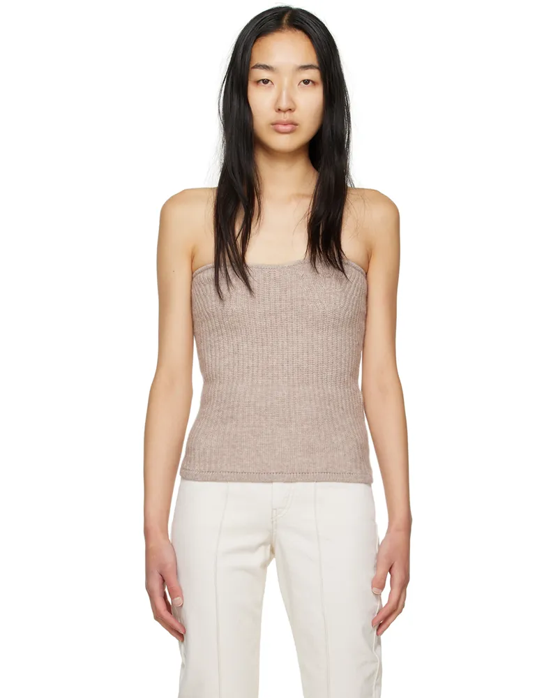 Isabel Marant Beige Strapless Camisole 90be
